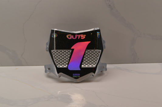 "MotoCutz" Vented Front Number Plate