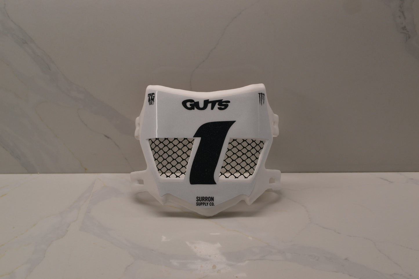 "MotoCutz" Vented Front Number Plate