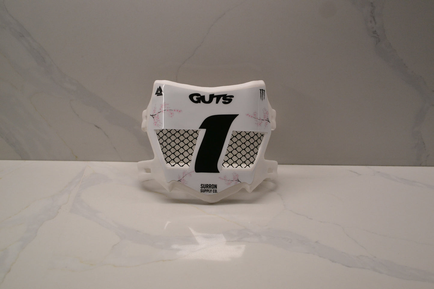 "MotoCutz" Vented Front Number Plate