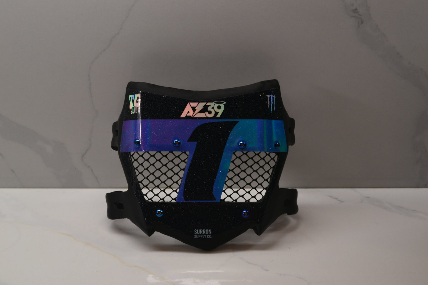 "MotoCutz" Vented Front Number Plate