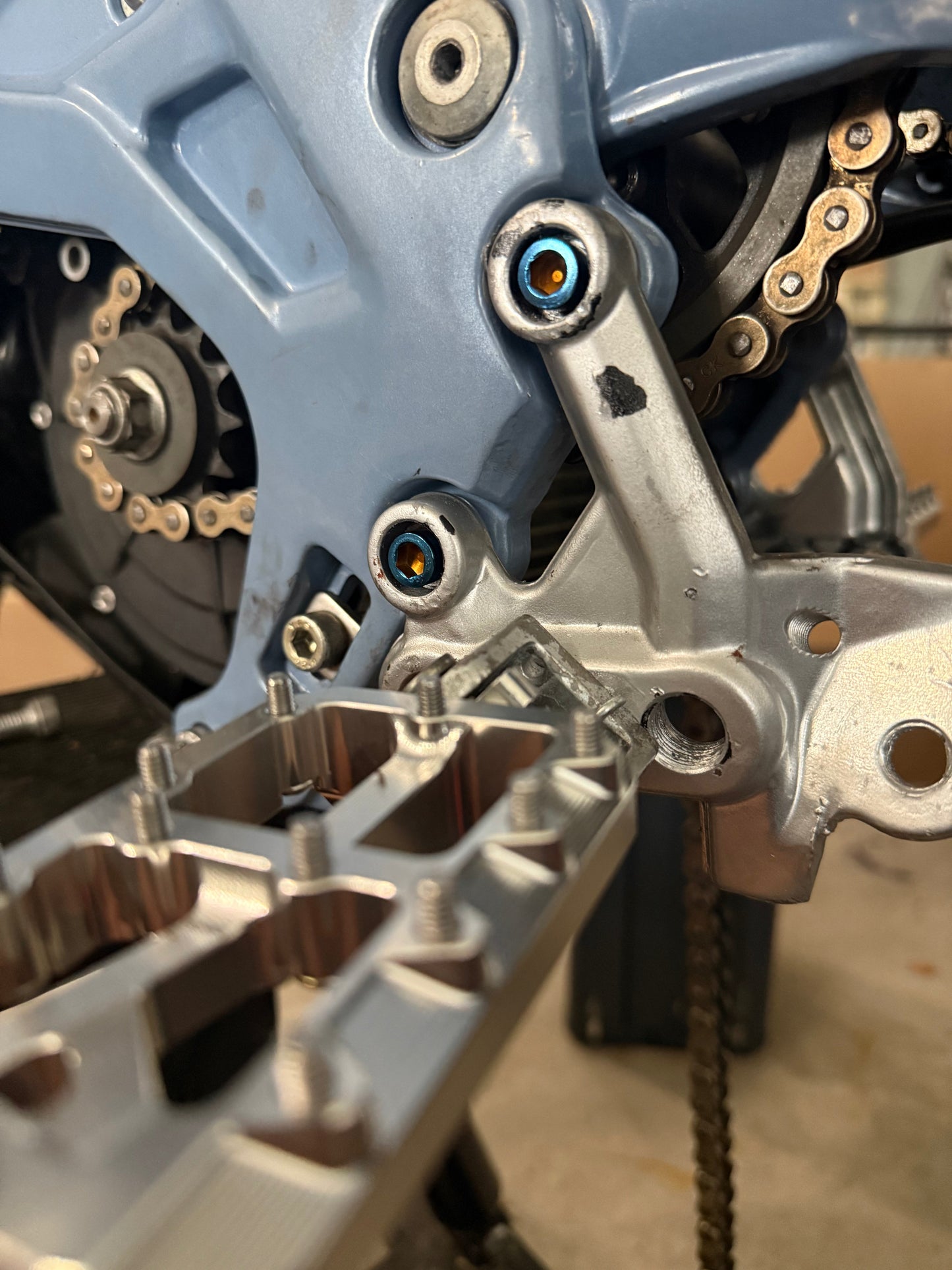 (all e-motos) Titanium Foot bracket Bolts