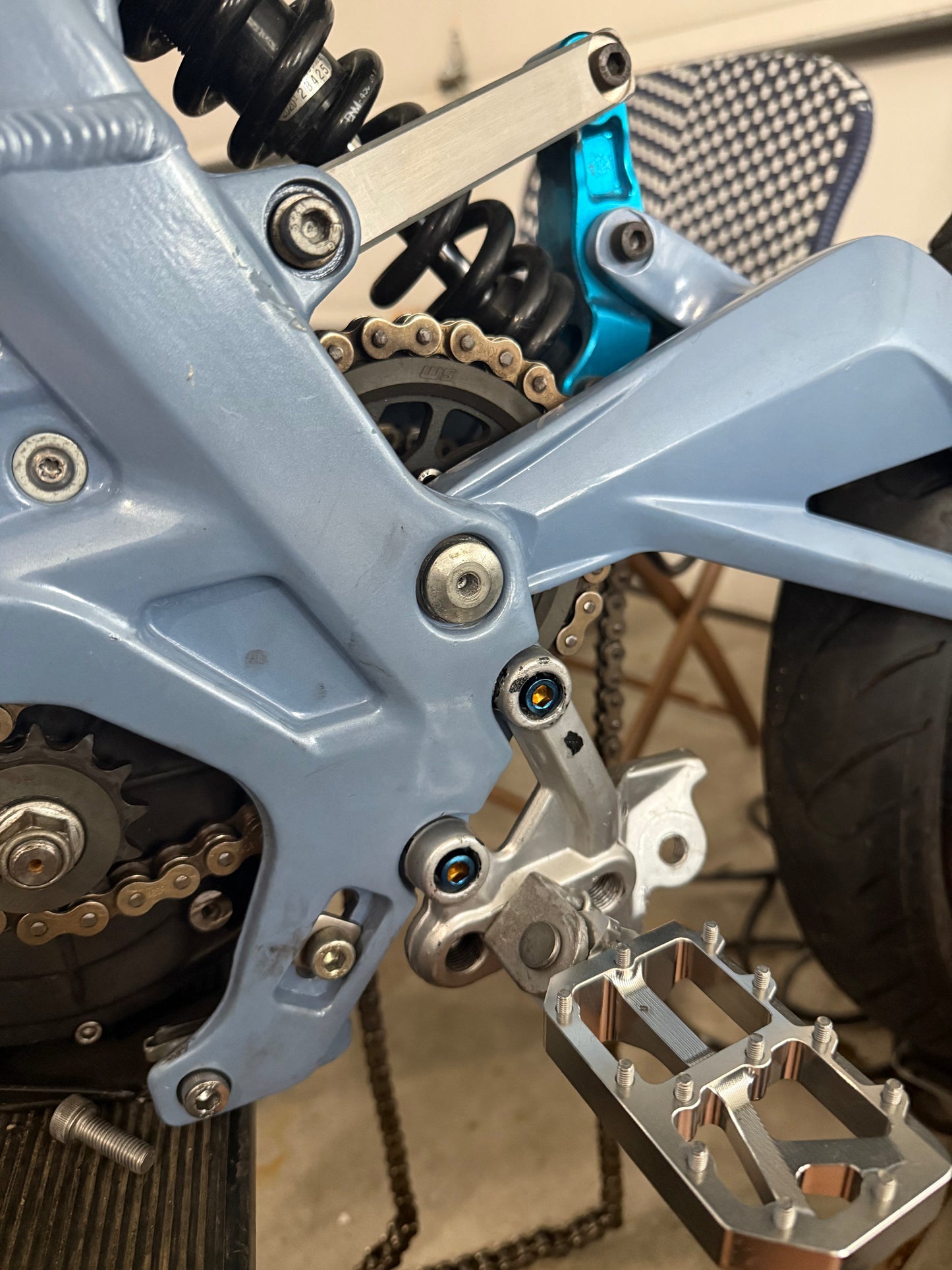 (all e-motos) Titanium Foot bracket Bolts